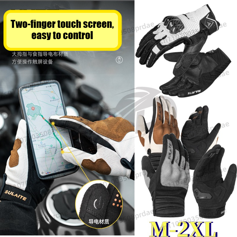 Motorcycle Glove Knuckle - Luvas de Motocicleta de Dedo Inteiro