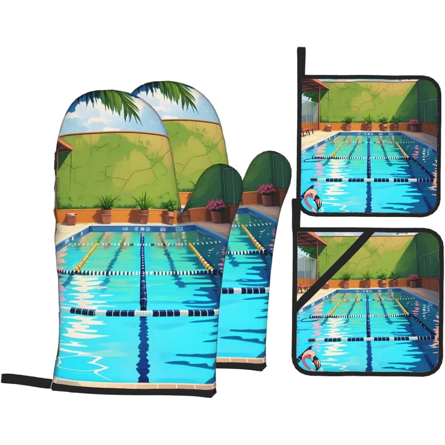 Oven Mitt Silicone - Luvas e panelas de silicone para