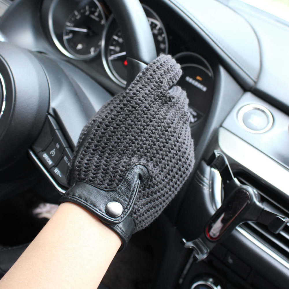 Luvas de Couro Masculinas de A - Leather Driving Glove avaliação e preço