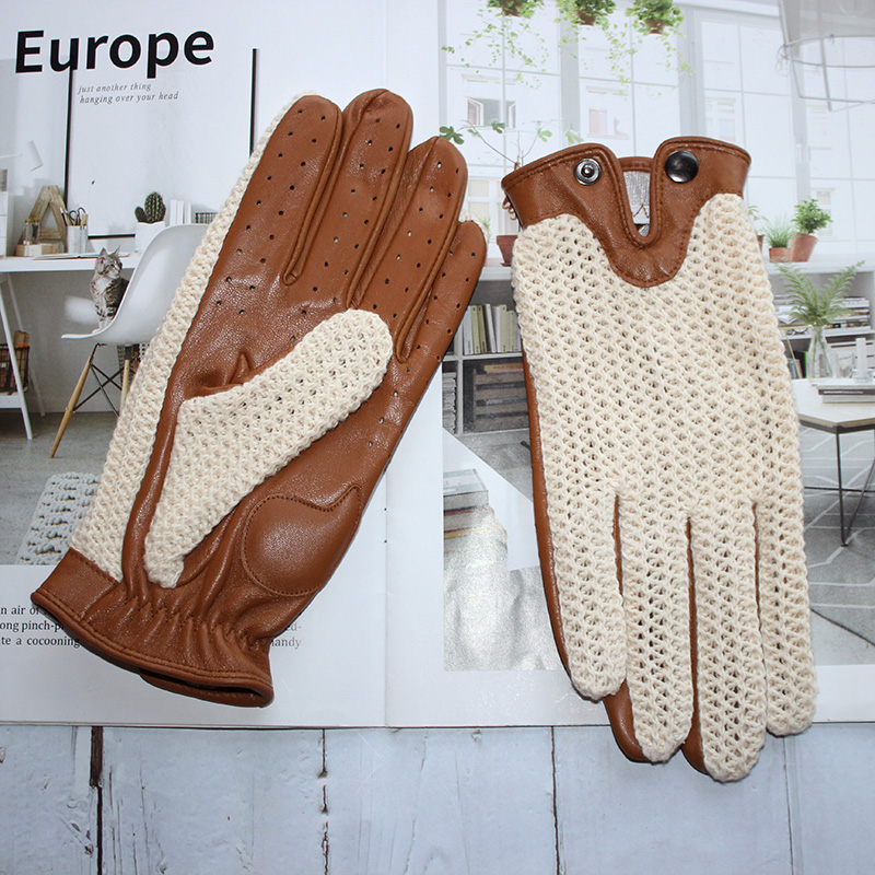 Luvas de Couro Masculinas de A - Leather Driving Glove avaliação e preço