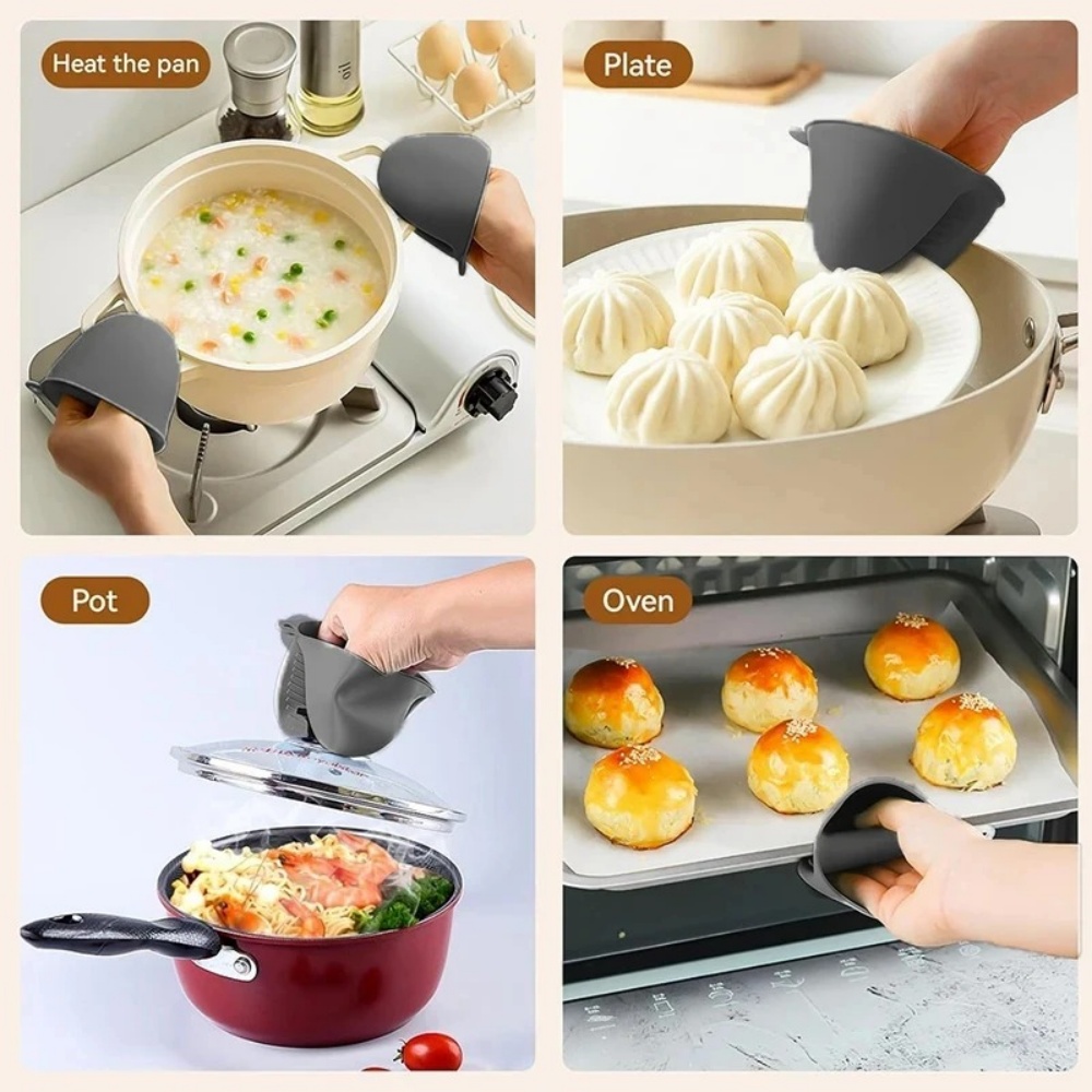 Luvas de Silicone Antitérmicas - Oven Mitt Silicone avaliação e preço