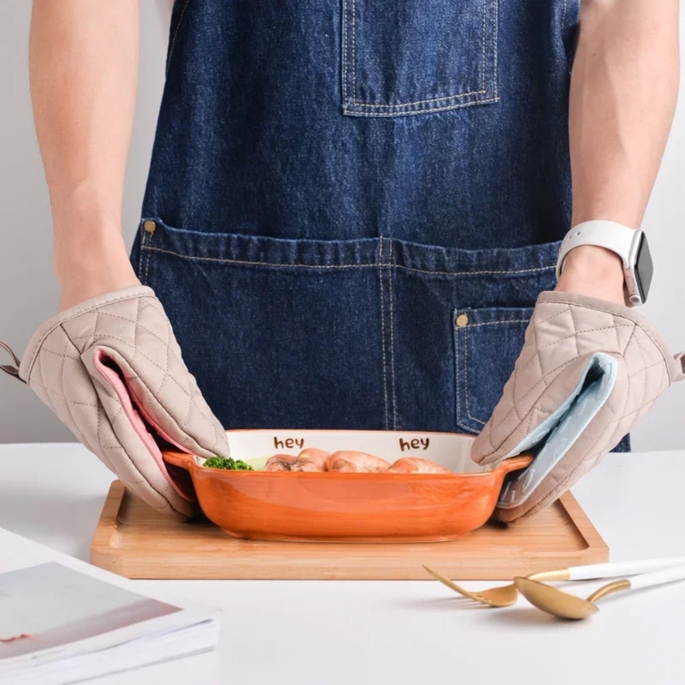 1 unidade de luvas de silicone - Oven Mitt Silicone avaliação e preço