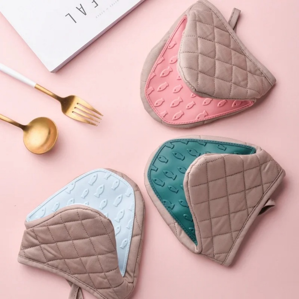 1 unidade de luvas de silicone - Oven Mitt Silicone avaliação e preço