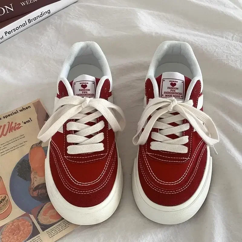 2024 novas mulheres vermelhas  - Vans Shoes Old Skool avaliação e preço