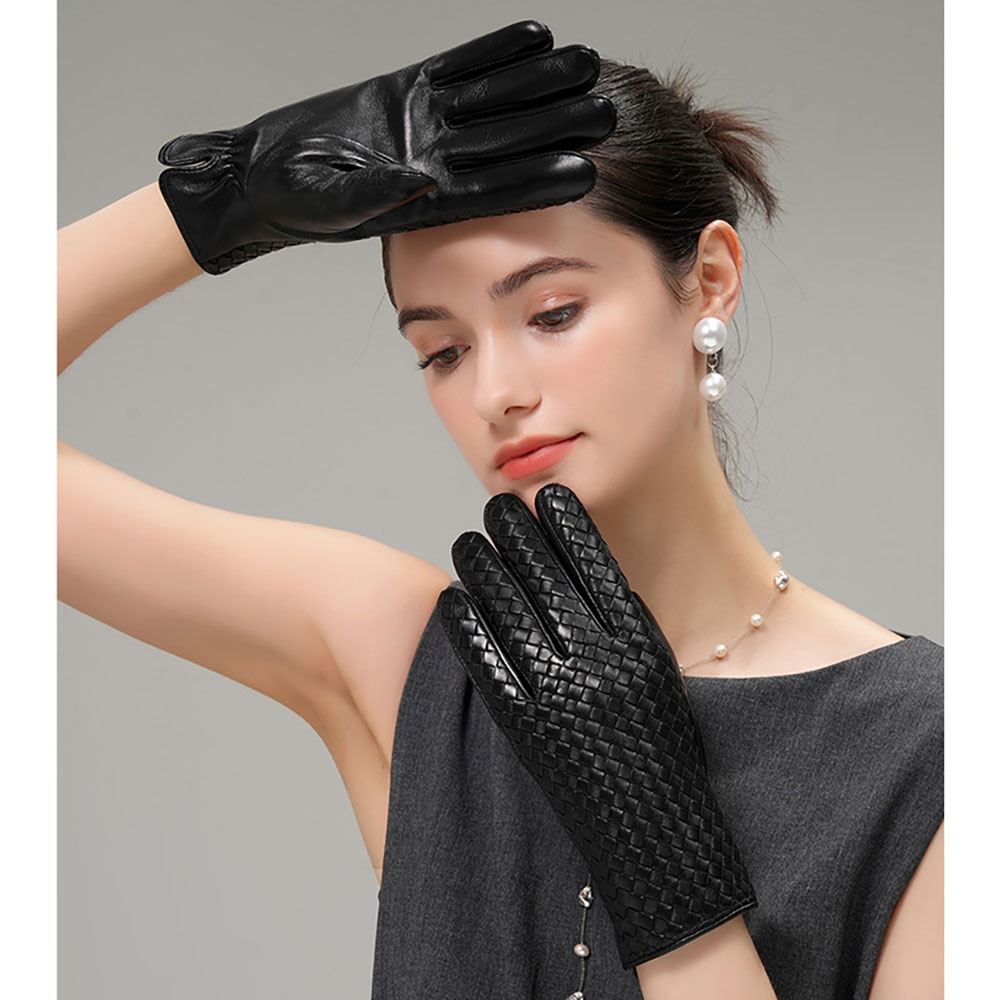 Luvas de Couro Genuíno para Mu - Wool Glove Lined avaliação e preço