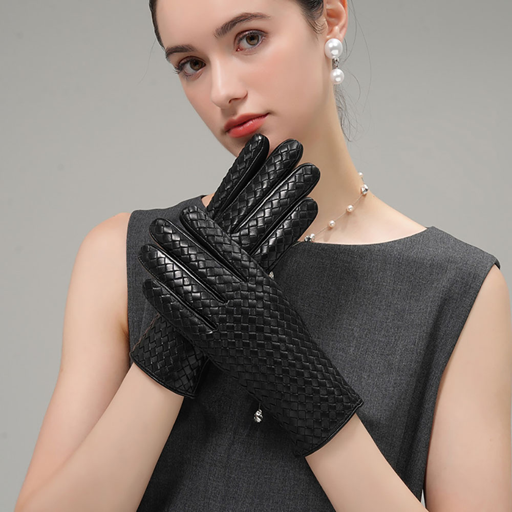 Luvas de Couro Genuíno para Mu - Wool Glove Lined avaliação e preço
