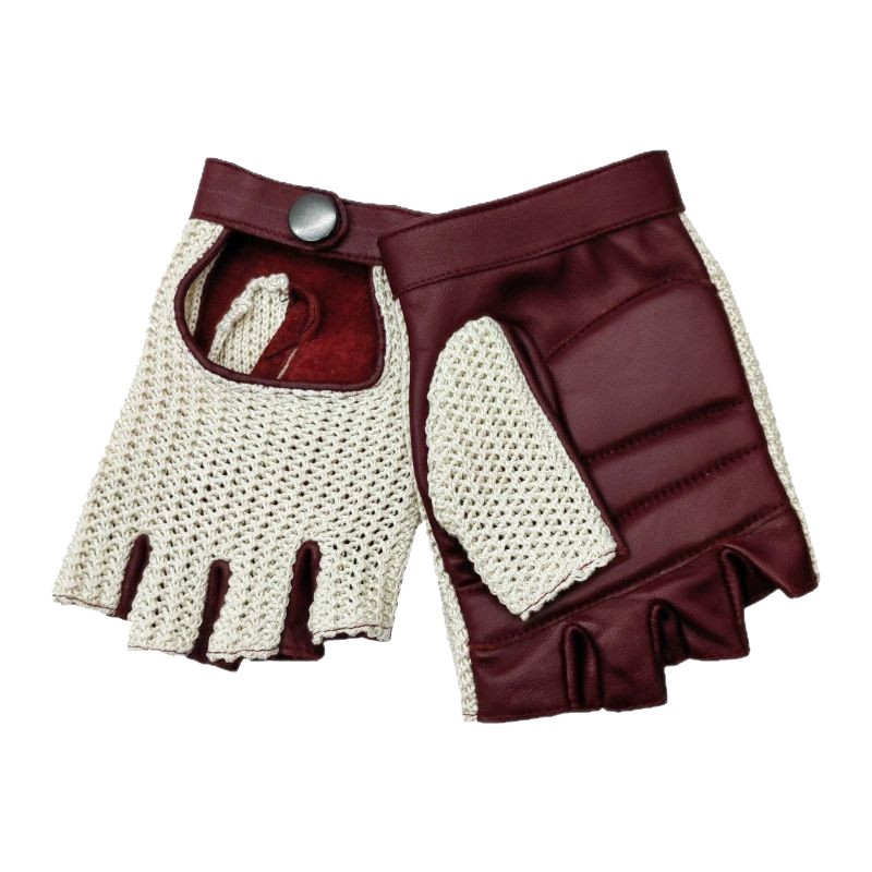 Luvas de Couro Genuíno de Meio - Leather Driving Glove avaliação e preço